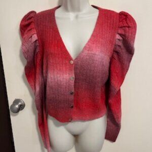 Lea & Viola Puff Sleeve Cardigan - NWT
